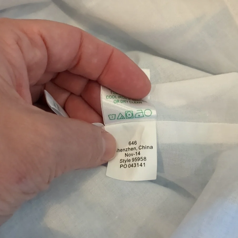 Lilly Pulitzer Delia Shift Resort White, Blue & Yellow Joe Fish Dress size 4 - Picture 16 of 16